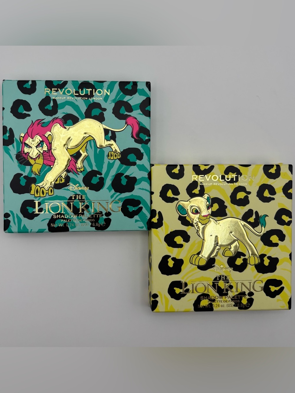 Disney x Makeup Revolution Lion King Eyeshadow Palette Bundle Nala & Scar NIB